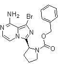 (S)-2-(8-氨基-1-溴咪唑并[1,5-a]吡嗪-3-基)吡咯烷-1-羧酸苄酯