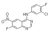 N-(3-chloro-4-fluorophenyl)-7-fluoro-6-nitroquinazolin-4-aMine