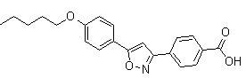 4-(5-(4-(pentyloxy)phenyl)isoxazol-3-yl)benzoic acid