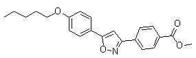  4-(5-(4-（戊基氧基）苯基）异噁唑-3-基）苯甲酸甲酯