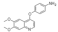 4-[(6,7-dimethoxy-4-quinolinyl)oxy]-Benzenamine