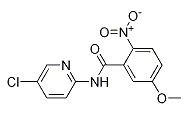 2-nitro-N-(5-chloro-pyridin-2-yl)-5-methoxy-benzamide