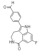 4-(8-氟-6-氧代-3,4,5,6-四氢-1H-氮杂并[5,4,3-cd]吲哚-2-基)苯甲醛