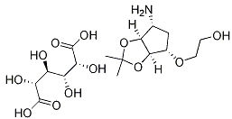 2-((3aR,4S,6R,6aS)-6-amino-2,2-dimethyltetrahydro-3aH-cyclopenta[d][1,3]dioxol-4-yloxy)ethanol L-tataric acid