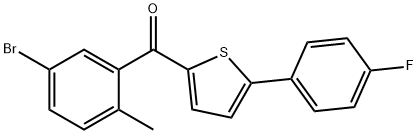 2-(5-溴-2-甲基苯甲酰基)-5-(4-氟苯基)噻吩