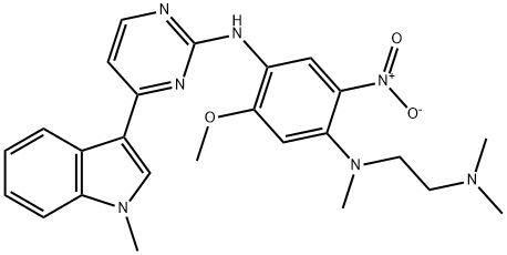 N1-[2-(二甲基氨基)乙基]-5-甲氧基-N1-甲基-N4-[4-(1-甲基-1H-吲哚-3-基)-2-嘧啶基]-2-硝基-1,4-苯二胺