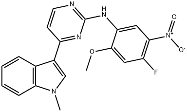 N-(4-氟-2-甲氧基-5-硝基苯基)-4-(1-甲基-1H-吲哚-3-基)嘧啶-2-胺