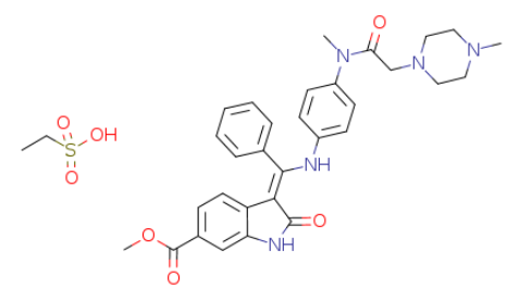 乙磺酸尼达尼布   
