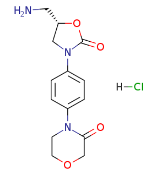 4-[4-[(5S)-5-(氨基甲基)-2-氧代-3-恶唑烷基]苯基]-3-吗啉酮盐酸盐