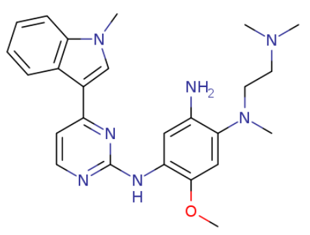 N1-[2-(二甲基氨基)乙基]-5-甲氧基-N1-甲基-N4-[4-(1-甲基-1H-吲哚-3-基)-2-嘧啶基]-1,2,4-苯三胺