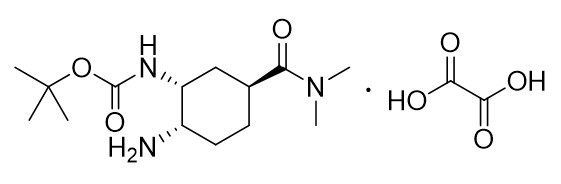 tert-Butyl [(1R,2S,5S)-2-amino-5-(dimethylcarbamoyl)cyclohexyl]carbamate oxalate