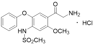 N-(4-甘氨酰基-5-甲氧基-2-苯氧基苯基)甲烷磺酰胺盐酸盐