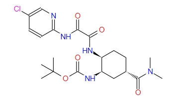 (1R,2S,5S)-2-[[2-[(5-氯吡啶-2-基)氨基]-2-氧代乙酰基]氨基]-5-(二甲基氨基羰基)环己基]氨基甲酸叔丁酯