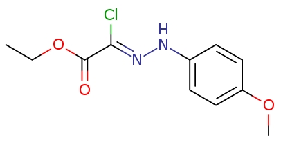 Ethyl (2Z)-chloro[(4-methoxyphenyl)hydrazono]ethanoate