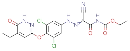 (Z)-乙基 (2-氰基-2-(2-(3,5-二氯-4-((5-异丙基-6-氧亚基-1,6-二氢哒嗪-3-基)氧代)苯基)亚肼基)乙酰基)氨基甲酯