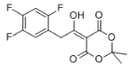 5-[1-羟基-2-(2,4,5-三氟苯基)亚乙基]-2,2-二甲基-1,3-二氧六环-4,6-二酮