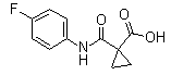 1-(4-氟苯基氨基甲酰基)环丙烷羧酸