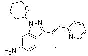 (E)-3-[2-(吡啶-2-基)乙烯基]-1-(四氢-2H-吡喃-2-基)-1H-吲唑-6-胺