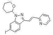 (E)-6-碘-3-[2-(吡啶-2-基)乙烯基]-1-(四氢-2H-吡喃-2-基)-1H-吲唑