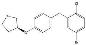 (3S)-3-[4-[(5-溴-2-氯苯基)甲基]苯氧基]四氢呋喃